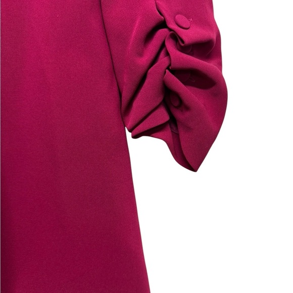 CINQ A SEPT Khloe Crepe Blazer Raspberry 4 - Picture 11 of 14